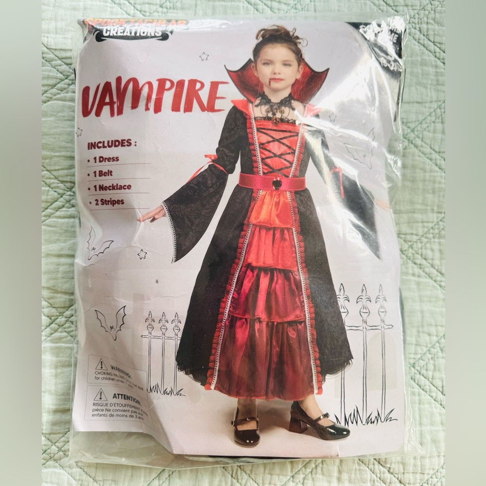 Spooktacular Creations Vampire Girl Costume (Size 5-7)